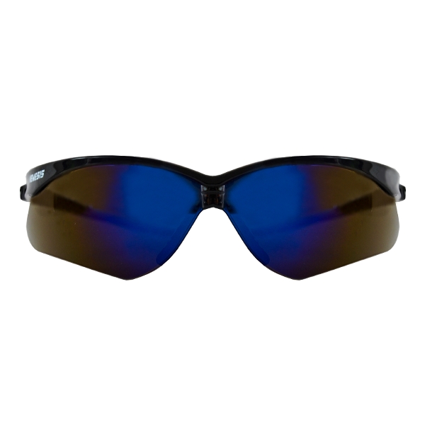 Lente de Seguridad Nemesis Armazón Negro Mica Blue Mirror 14481